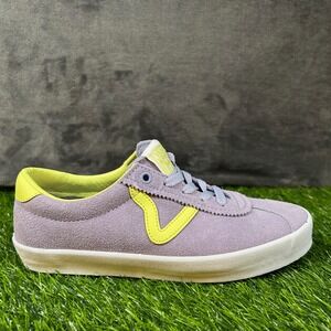 Vans Sport Caramella Suede Purple Green Skate Sneakers Low Top Lace Up Womens 7